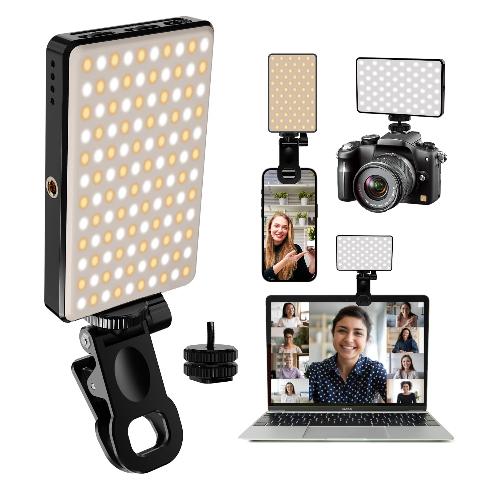 Photography Lighting Circle - Luce per selfie a LED 3000Mah