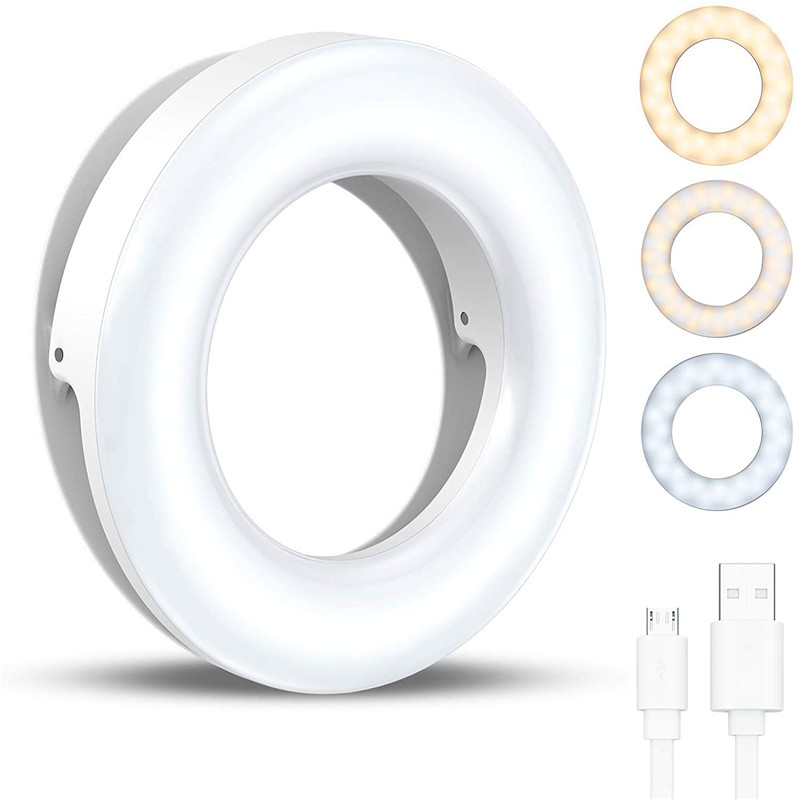 Photography Lighting Overhead - Lampada portatile ad anello con clip