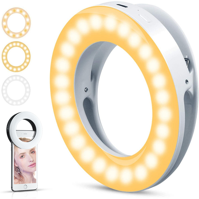 Photography Lighting Overhead - Aggiornamento 3200K-6500K LED Clip Anello luminoso