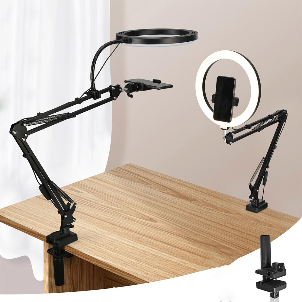 Photography Lighting Overhead - Anello luminoso con supporto e supporto