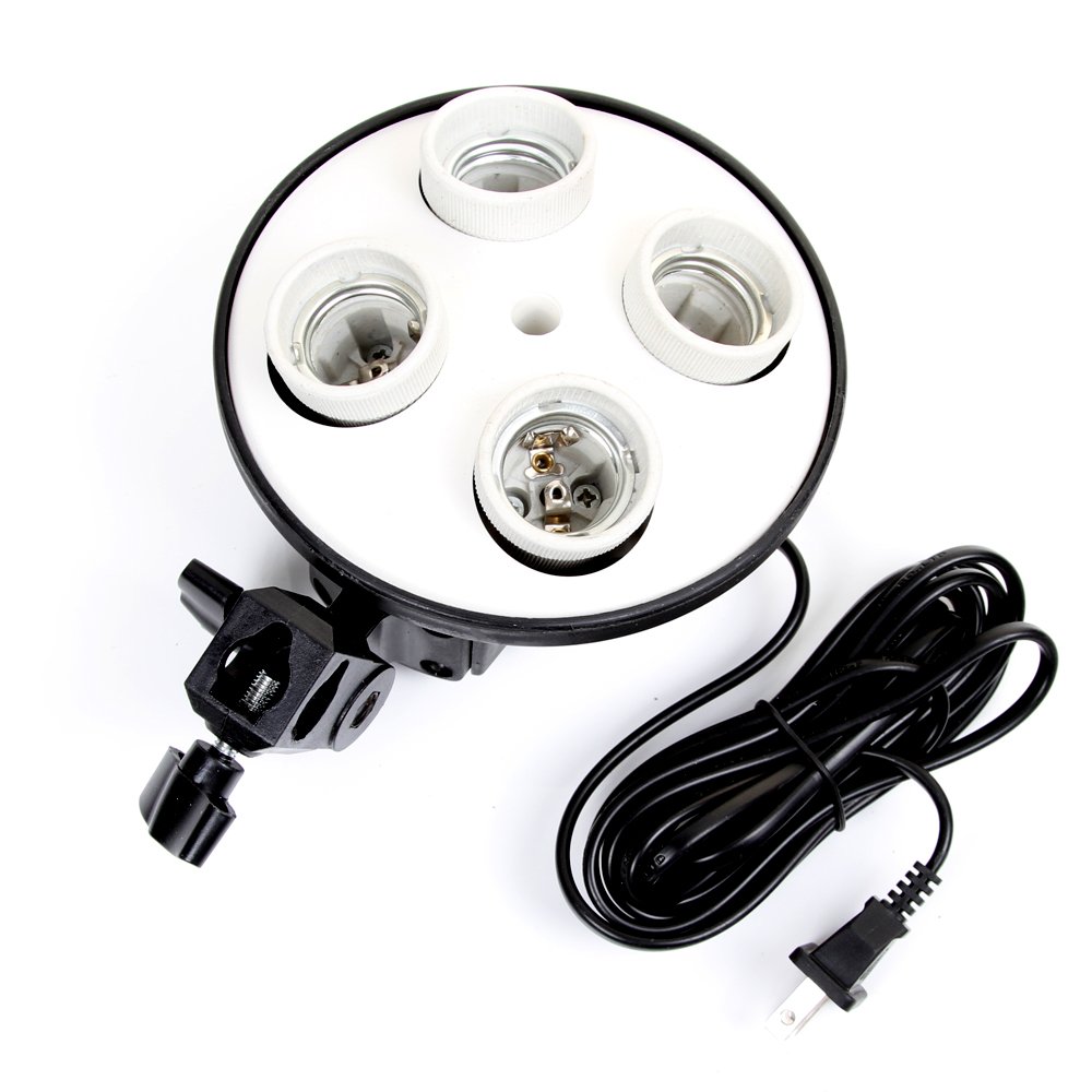 Photography Using Lighting - Base E27 Quattro portalampada Lampadina da
