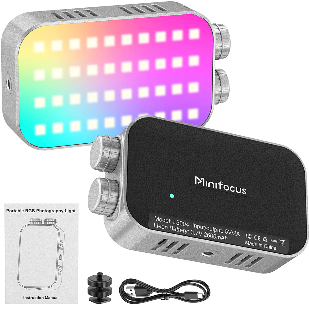 Photography Lighting With Umbrella - Luce LED RGB portatile Pocket Tofu,