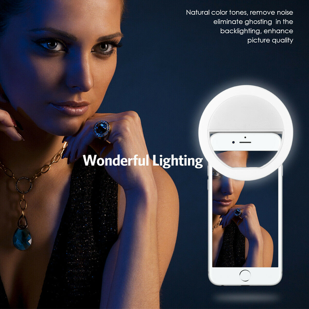Photography Lighting Overhead - Luce ad Anello LED per Selfie
