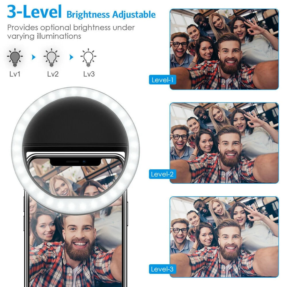 Luce LED per selfie con ricari - Photography Lighting Devices recensione e prezzo
