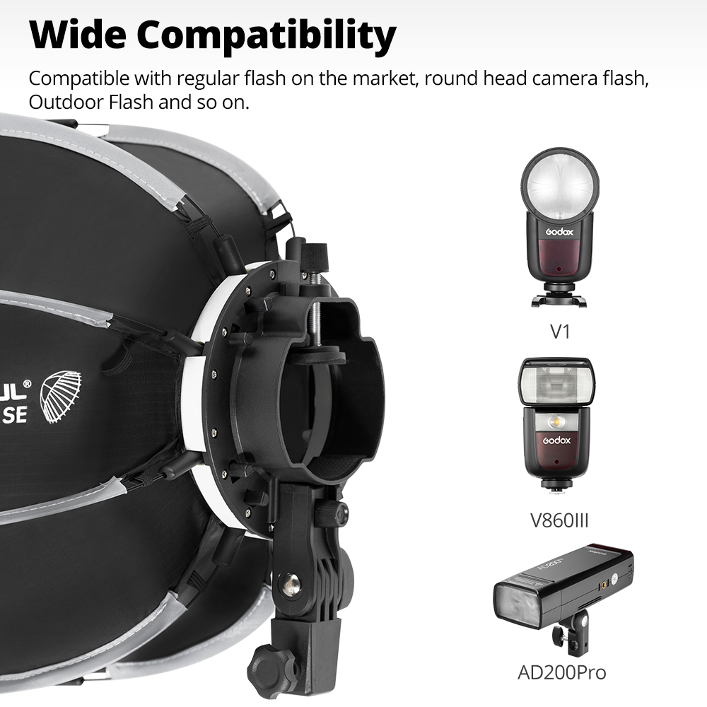 AMBITFUL PF30/PF40 30cm/40cm M - Godox Speedlite Flash recensione e prezzo