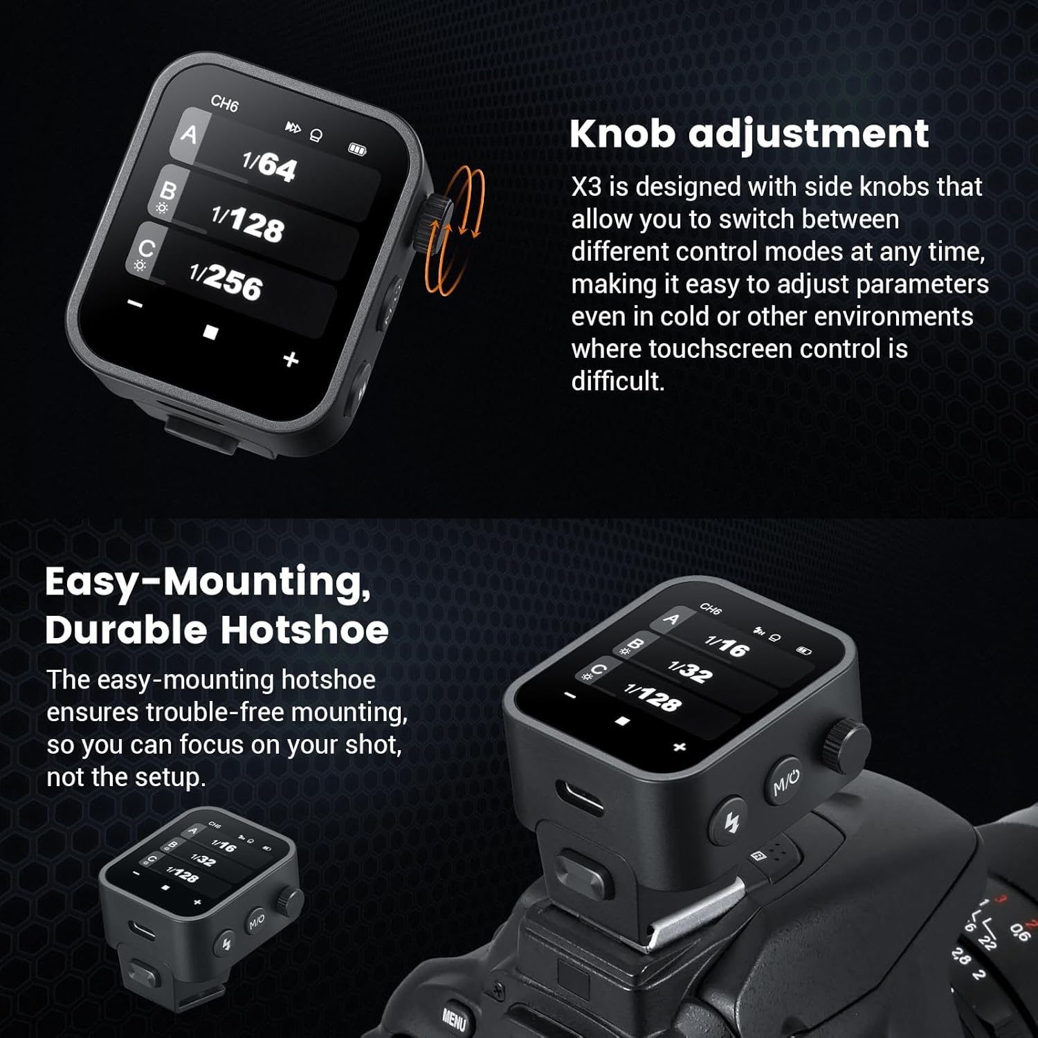 Godox X3C X3N X3S X3F X3O Trig - Godox Speedlite Flash recensione e prezzo