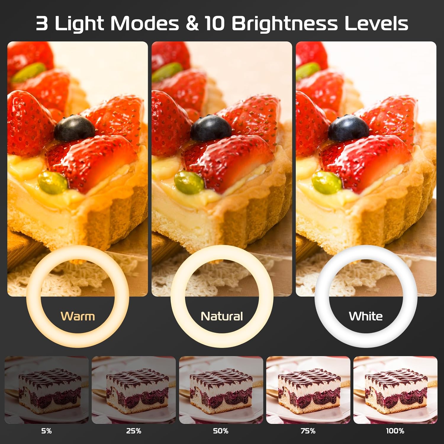 Anello luminoso con supporto e - Photography Lighting Overhead recensione e prezzo