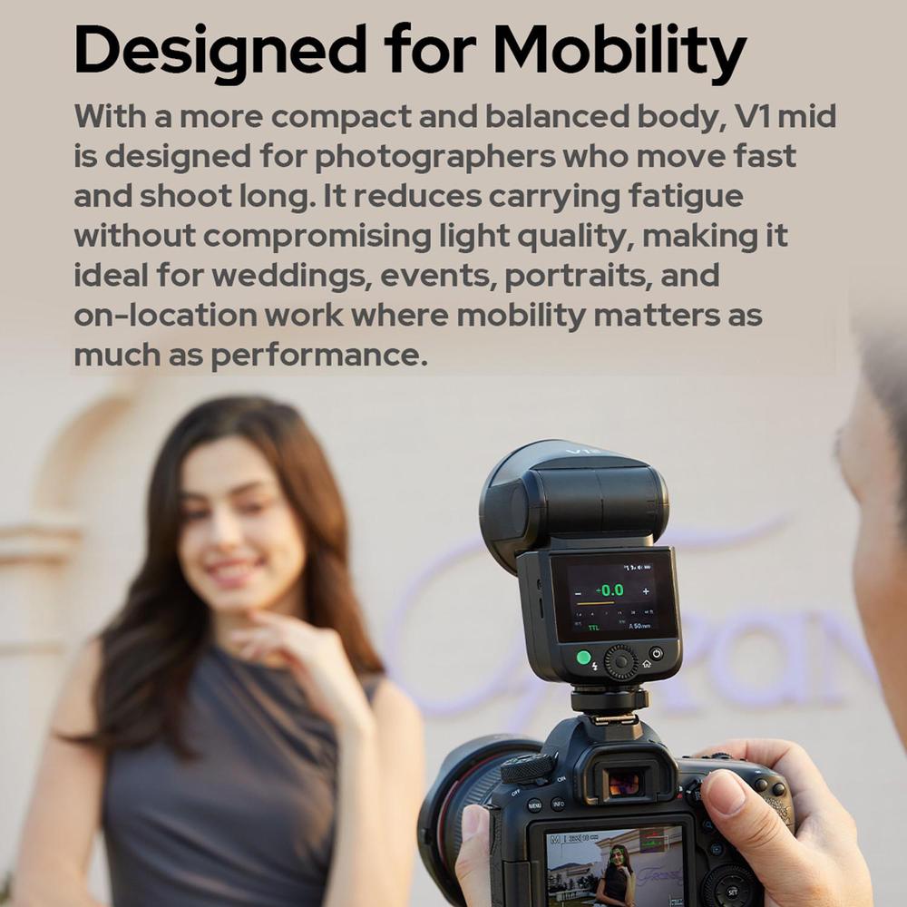 Flash per Fotocamera Godox V1  - Godox Speedlite Flash recensione e prezzo
