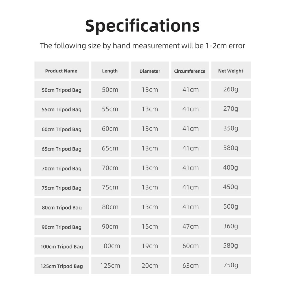 55/60/65/70/75/80/100/125 cm i - Photography Lighting Devices recensione e prezzo